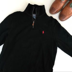 POLO Ralph Lauren Black Quarter-Zip Pullover